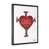 Jeremiah 29:11 Vertical Framed Premium Gallery Wrap Canvas