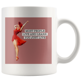Just Live White Mug