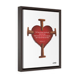 Jeremiah 29:11 Vertical Framed Premium Gallery Wrap Canvas