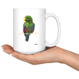 Larry Eclectus White Mug