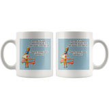 Never Blame White Mug