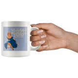 Smiling On The Outside White Mug