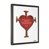 Jeremiah 29:11 Vertical Framed Premium Gallery Wrap Canvas