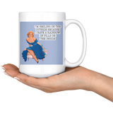 Smiling On The Outside White Mug