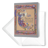 Love To Happiness Folded Card