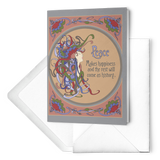 Peace To Happiness Folded Card