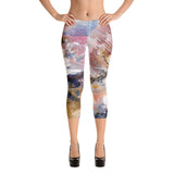 Help I'm Stepping Into The Twilight Zone Capri Leggings