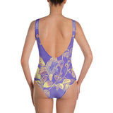 Elegant and Bold One-Piece Swimsuit