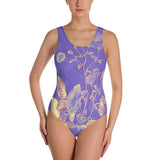 Elegant and Bold One-Piece Swimsuit