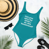 Can You Spot Me One-Piece Swimsuit