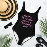 Hello One-Piece Swimsuit