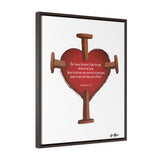 Jeremiah 29:11 Vertical Framed Premium Gallery Wrap Canvas