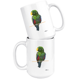 Larry Eclectus White Mug