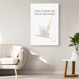 Rock and Roll Canvas Wrap