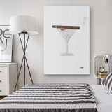 Cigar's and Lipstick Rectangle Gallery Canvas
