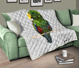 Larry Eclectus Premium quilt