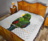 Larry Eclectus Premium quilt