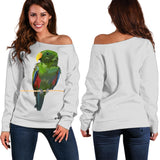 Larry Eclectus Women's Off Shoulder Sweater