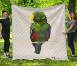 Larry Eclectus Premium quilt
