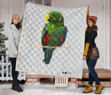 Larry Eclectus Premium quilt