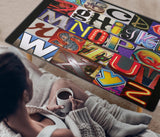 Las Vegas Oldtown Letters Rectangular Coffee Table