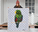 Larry Eclectus Premium quilt