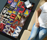 Las Vegas Oldtown Letters Rectangular Coffee Table