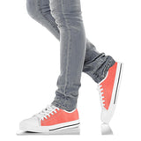Salmon Low Top Shoes