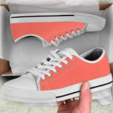 Salmon Low Top Shoes