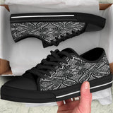 I'm Gonna Love Me Again Black Low Top Shoe