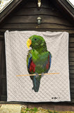 Larry Eclectus Premium quilt