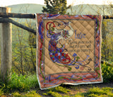 Love To Happiness Premium Quilt