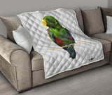 Larry Eclectus Premium quilt
