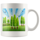 Girl Say Something White Mug