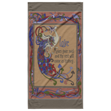 Love to happiness Beach towel