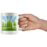 Girl Say Something White Mug