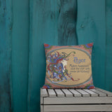 Peace To Happiness Premium Pillow