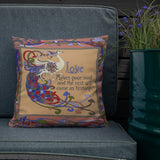 Love To Happiness Premium Pillow