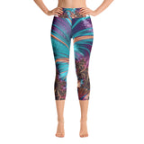Feather State Of Mind Yoga Capri Leggings