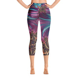 Feather State Of Mind Yoga Capri Leggings