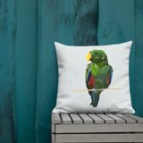 Larry The Eclectus Premium Pillow