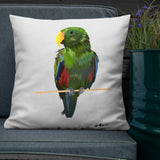 Larry The Eclectus Premium Pillow