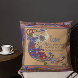 Love To Happiness Premium Pillow