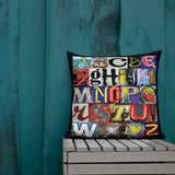 Las Vegas Oldtown LIghts Premium Pillow