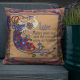 Love To Happiness Premium Pillow