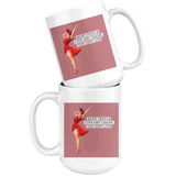 Just Live White Mug