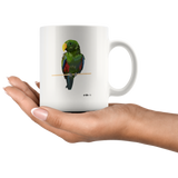 Larry Eclectus White Mug