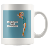 Motivated White Mug