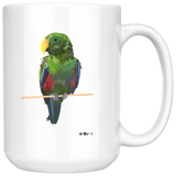 Larry Eclectus White Mug