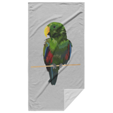 Larry Eclectus Beach towel